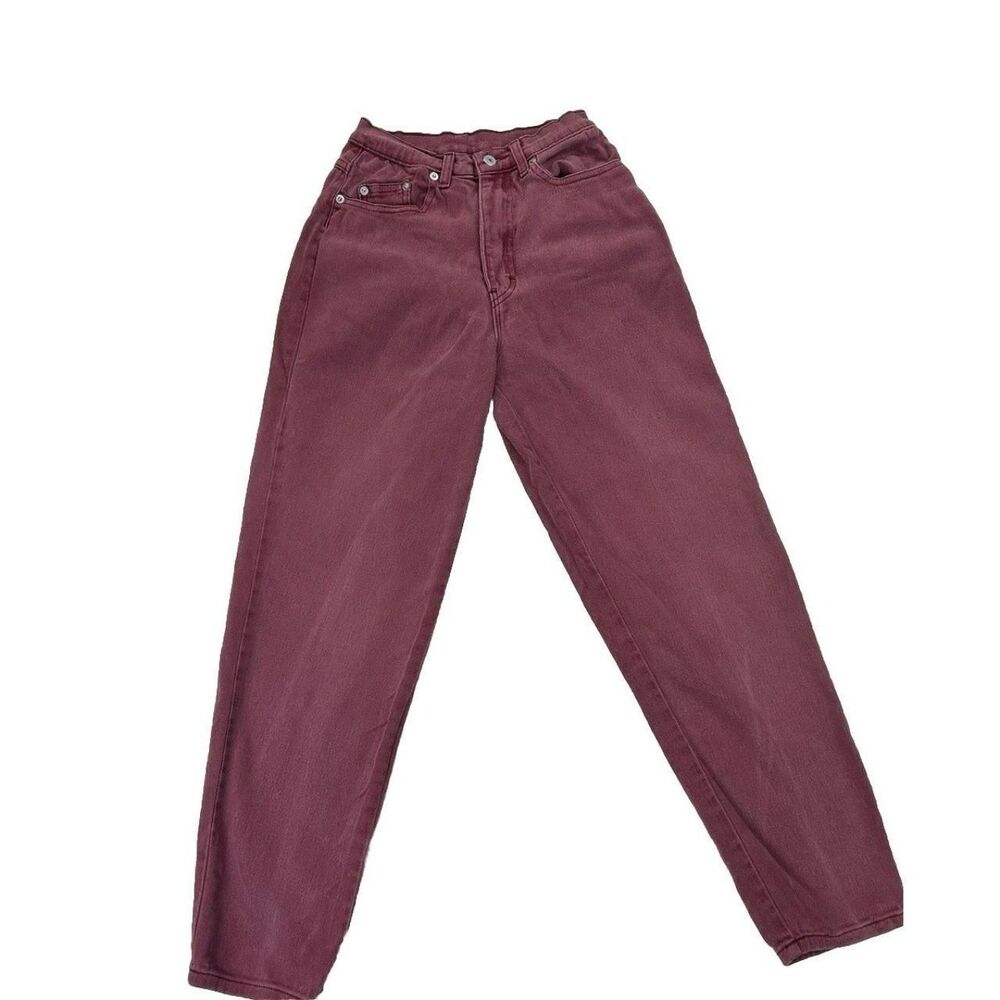 Jordache Women's Burgundy and Red Jeans